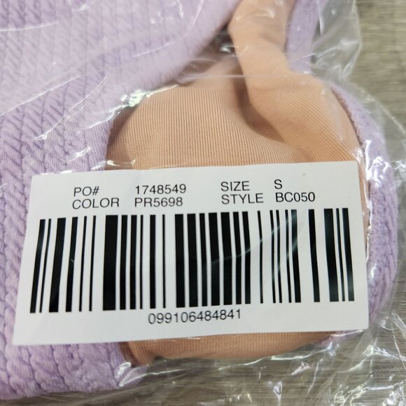 J. Crew Lilac Textured Curved Waist Cheeky Bikini Bottom New With Tags Womens S - Picture 16 of 16